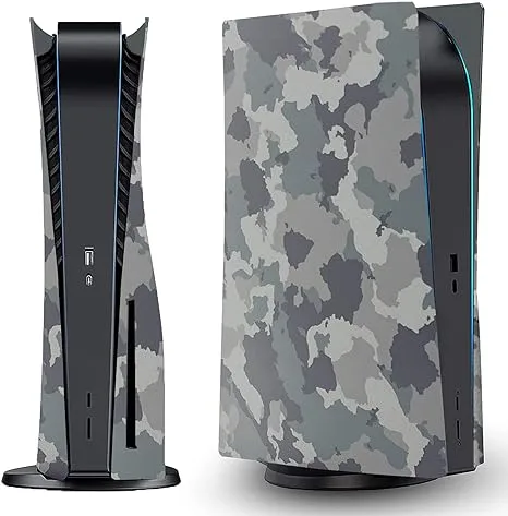 PS5 gray Camouflage cover