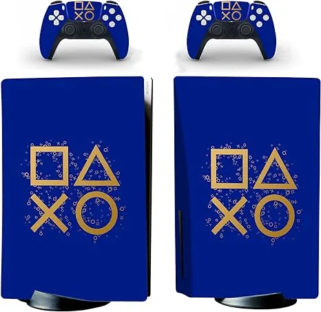blue PS5 cover